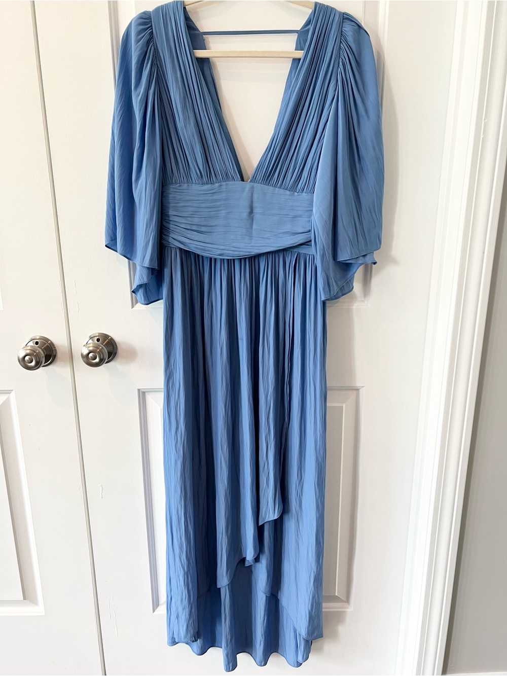 Ramy Brook Kinslie Plunge Neck High Low Dress | Size 4